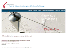 Tablet Screenshot of heike-dahms.ch